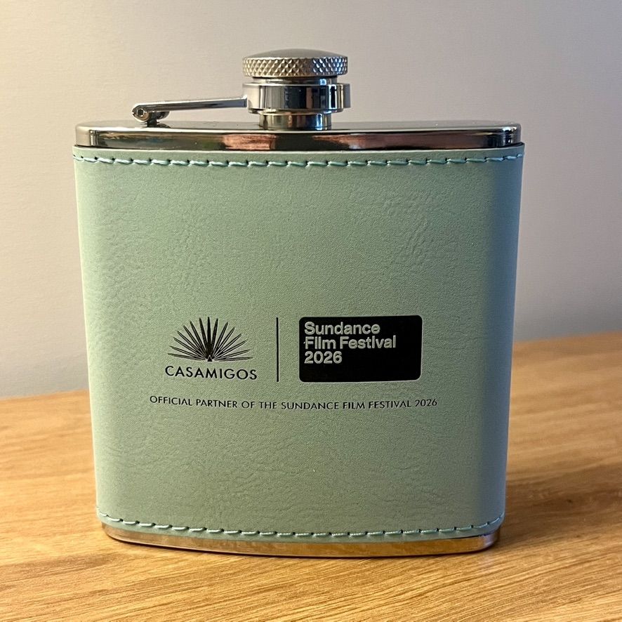 2026 Sundance Film Festival Casamigos Flask 6oz RARE Alcohol Booze Stainless