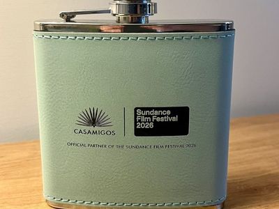 2026 Sundance Film Festival Casamigos Flask 6oz RARE Alcohol Booze Stainless
