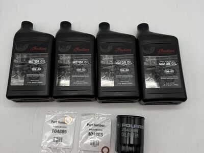 Oil change kit for Indian FTR and Scout