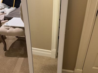 Songmics White Door/Wall Mount Jewelry Armoire Cabinet Mirror Organizer
