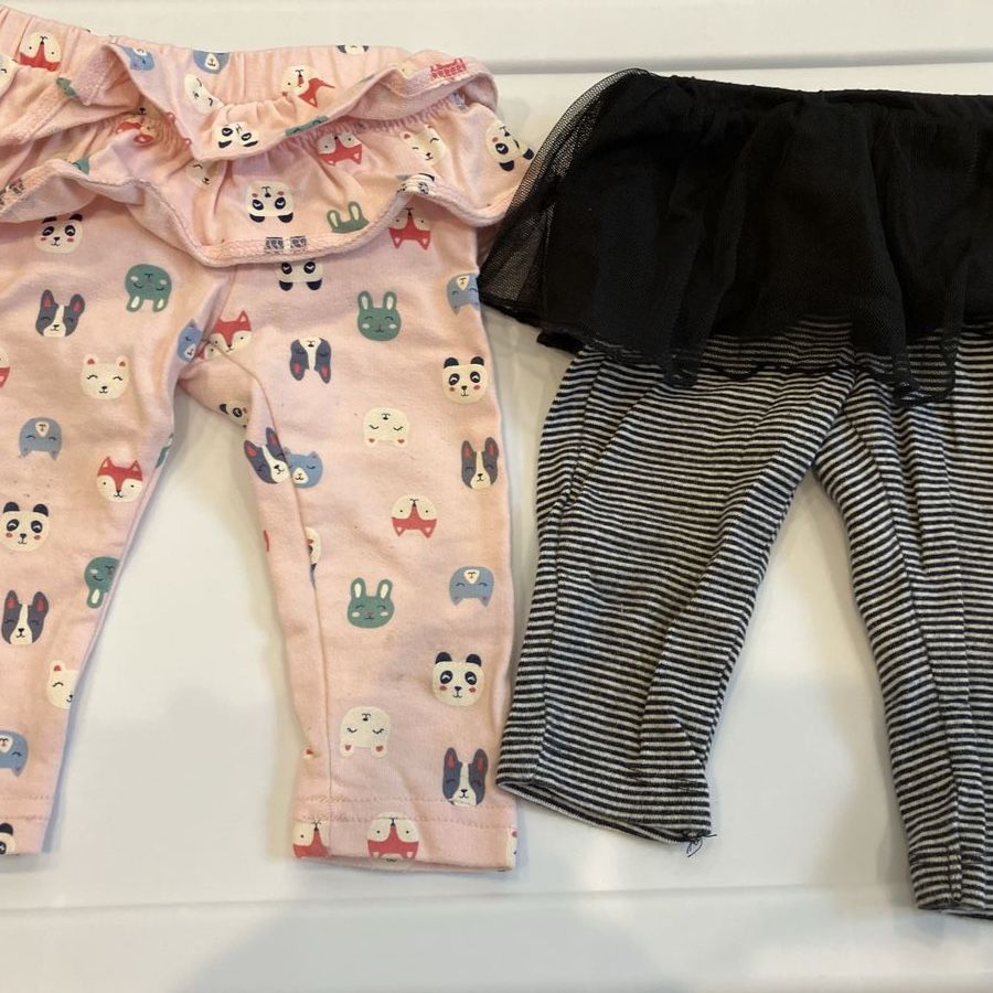 Baby girl skirted pants bundle (6 months)
