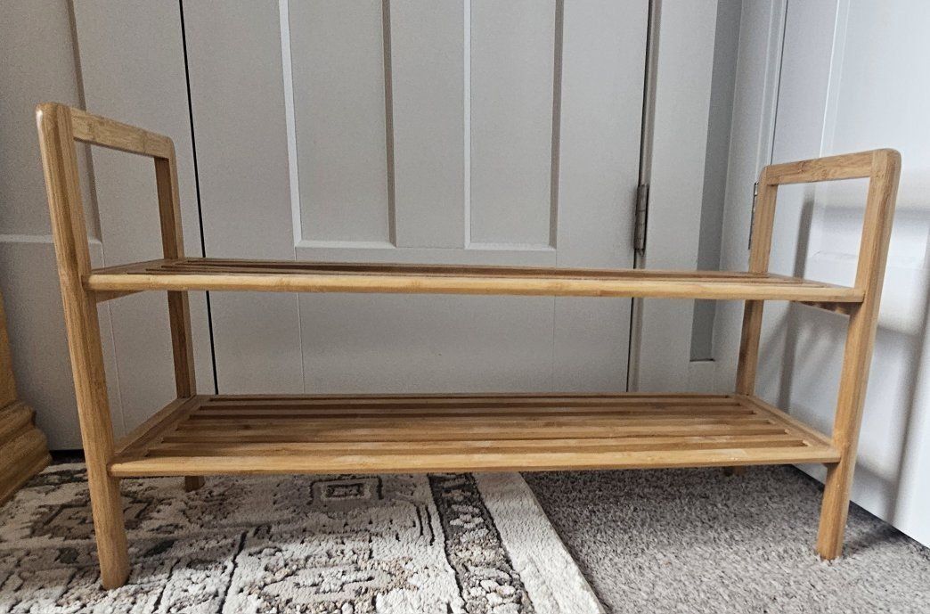 Wooden Shoe Rack