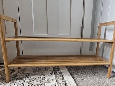 Wooden Shoe Rack