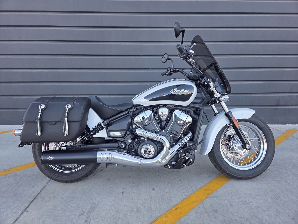 2025 Indian Motorcycle® Scout® Classic Limited +Tech Ghost White Metallic