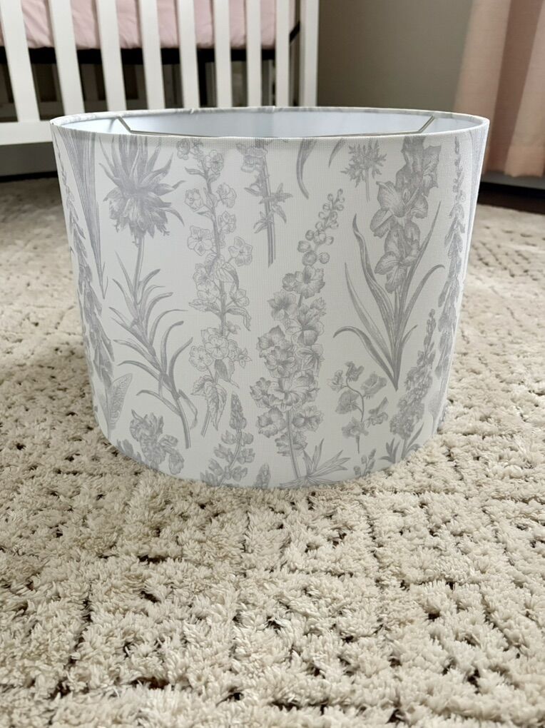 Floral Patterned Lamp Shade