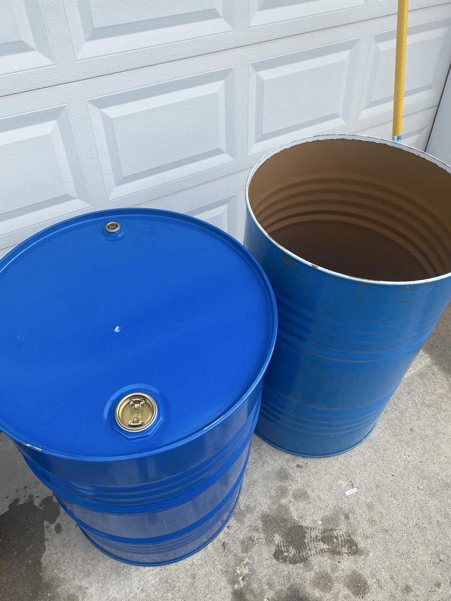 Barrels - Metal and Plastic (see description)