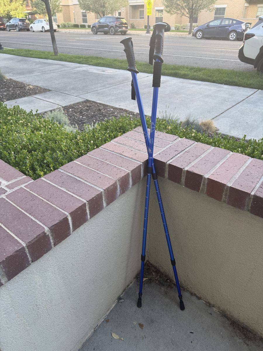 Anti-shock hiking poles