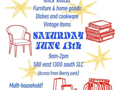YARD SALE JUNE 13