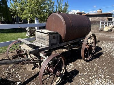 Antique pump wagon