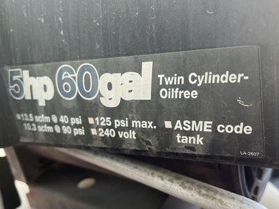 60 gal compressor