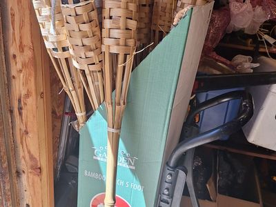 tiki torches
