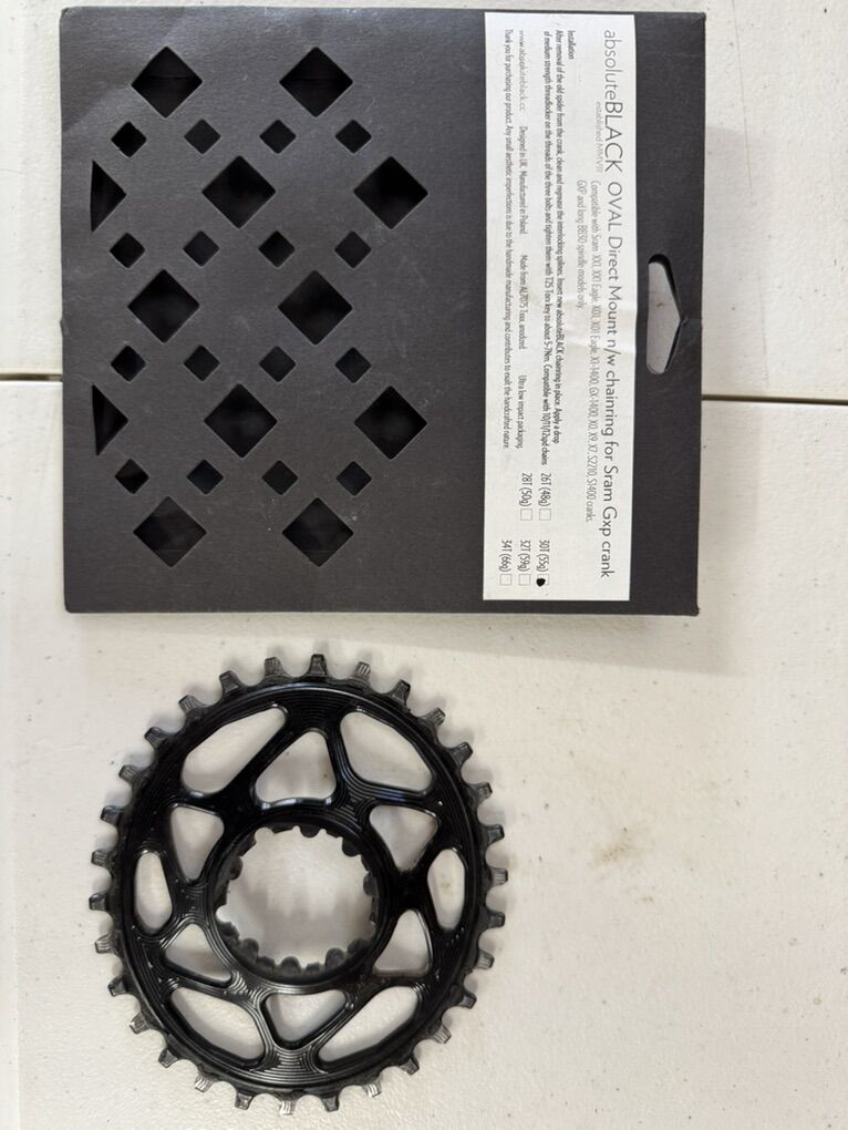 Black Oval 30t Chainring
