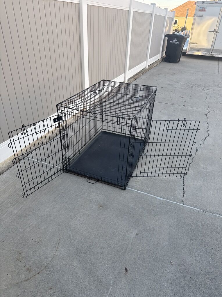 Large Double Door Dog Kennel