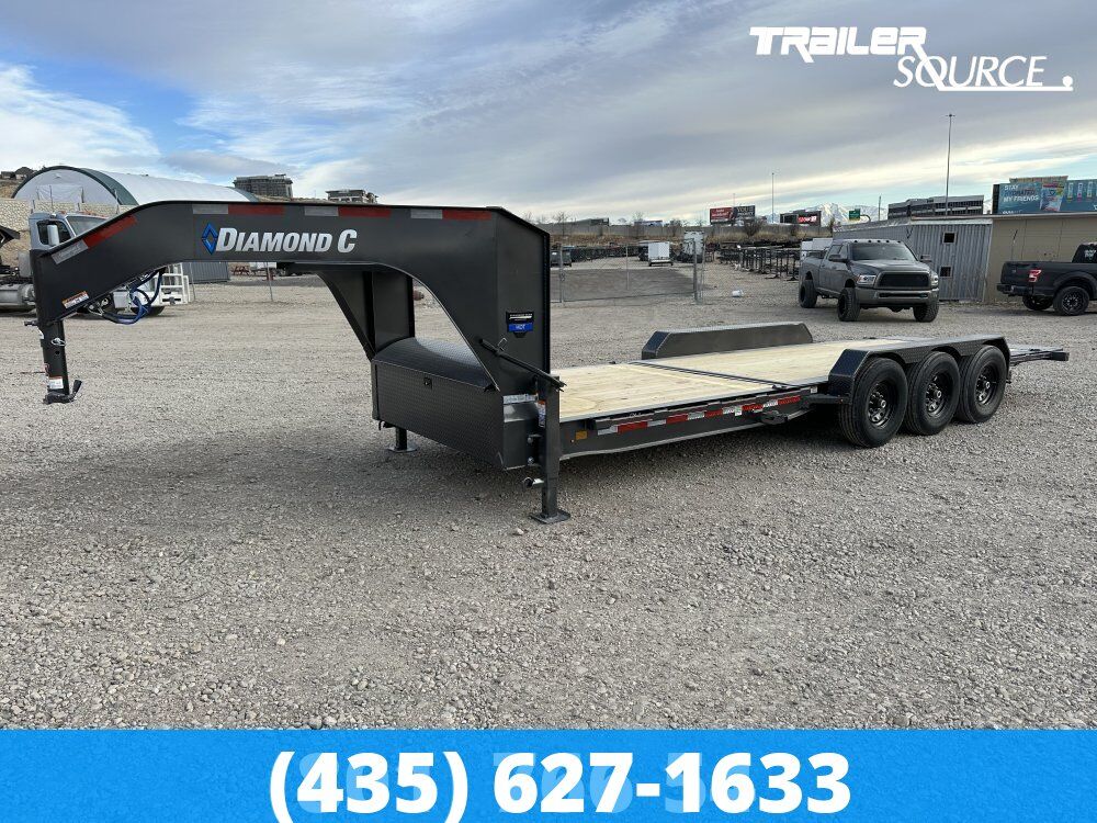7x24 Diamond C HDT-GN 307 Gooseneck Tilt Trailer -  24K GVWR -