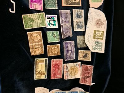Vintage U.S. Postage Stamp Collection - Various Denominations & Eras (Lot of 50+)
