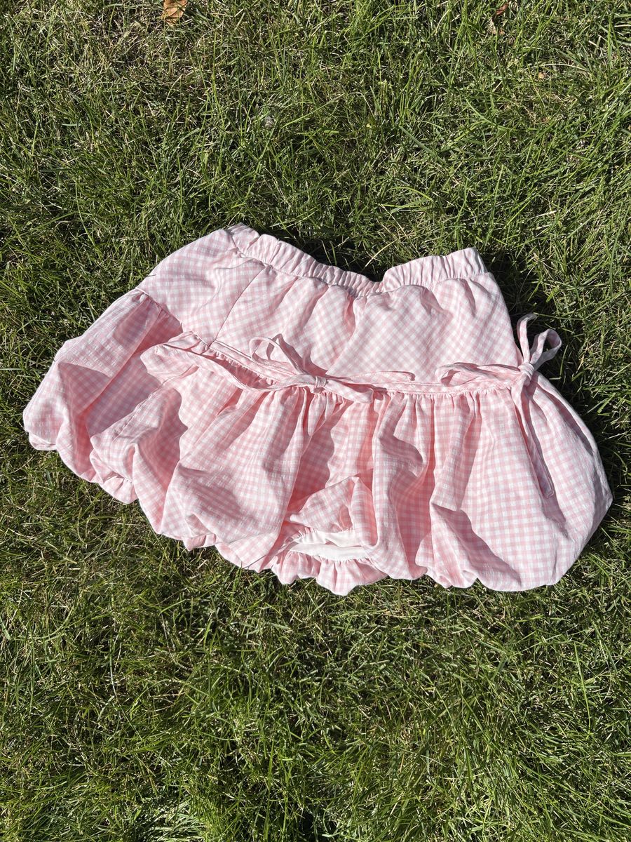 Pink bubble skirt