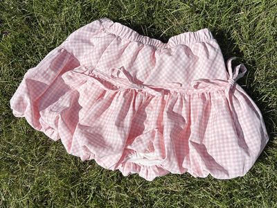 Pink bubble skirt