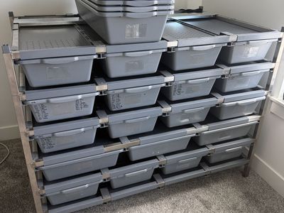 Freedom Breeder Reptile Rack - 6 tier (23 tubs)