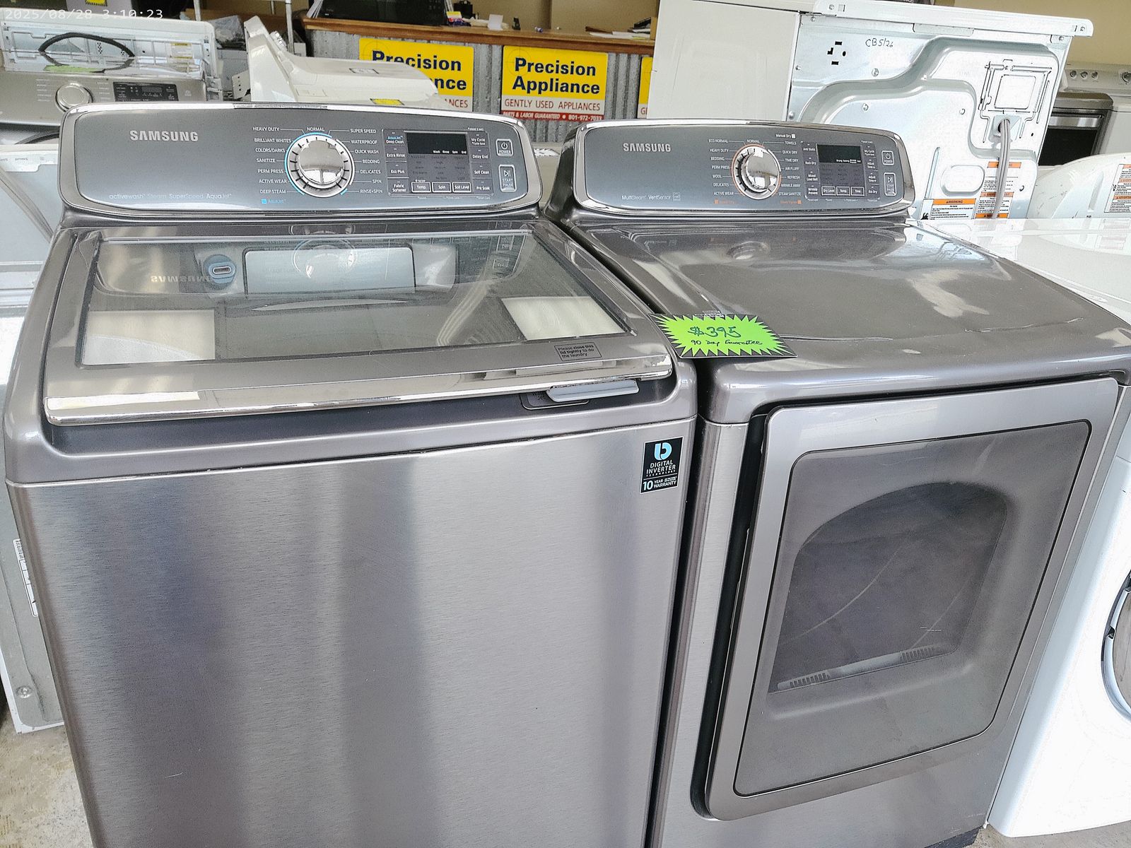Top Load Washer and Electric Dryer~90 Day Guarantee