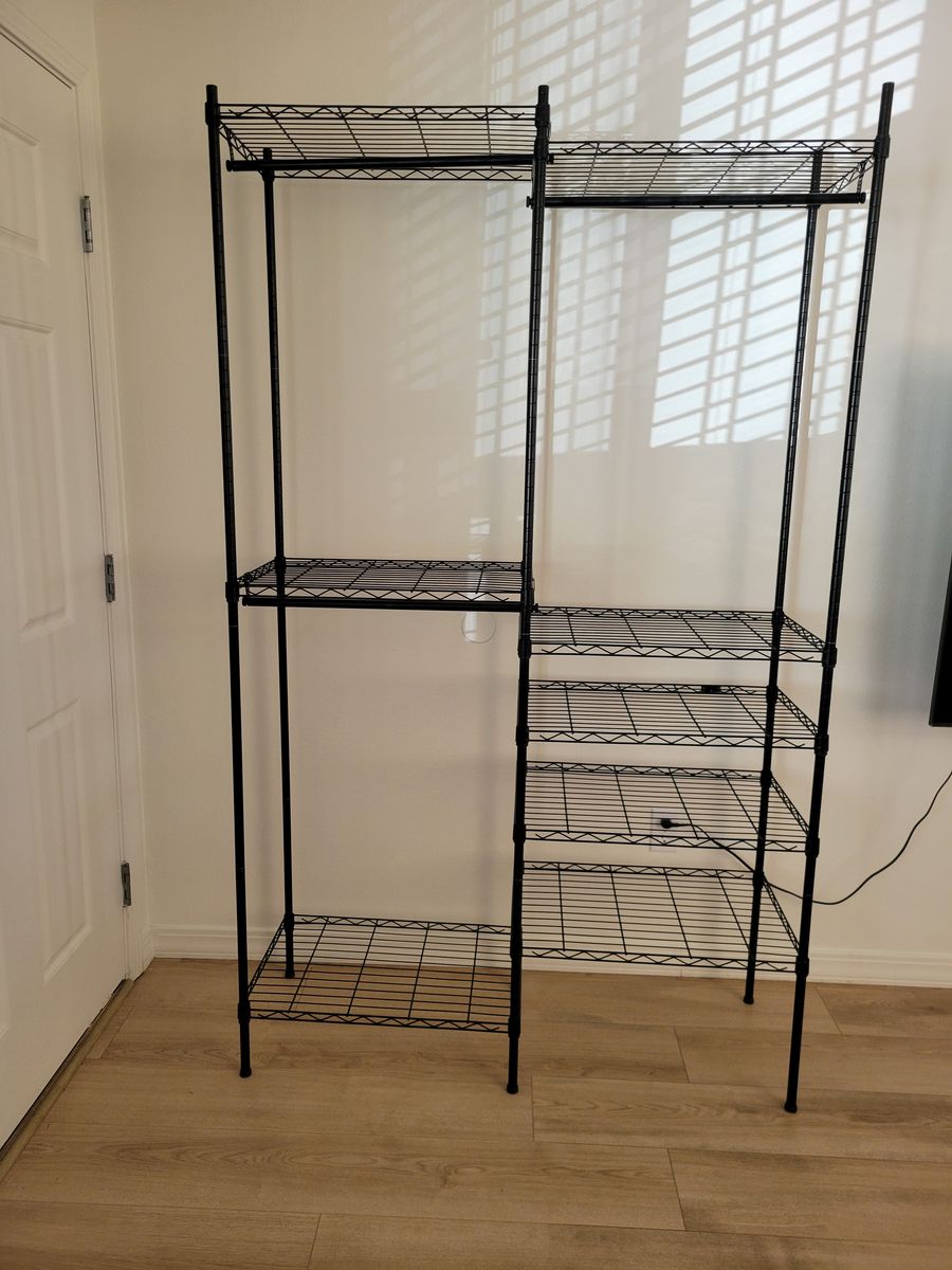 Like new Closet System - adjustable