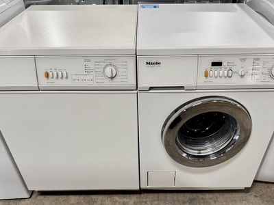 MEILE WASHER AND DRYER SET WITH WARRANTY