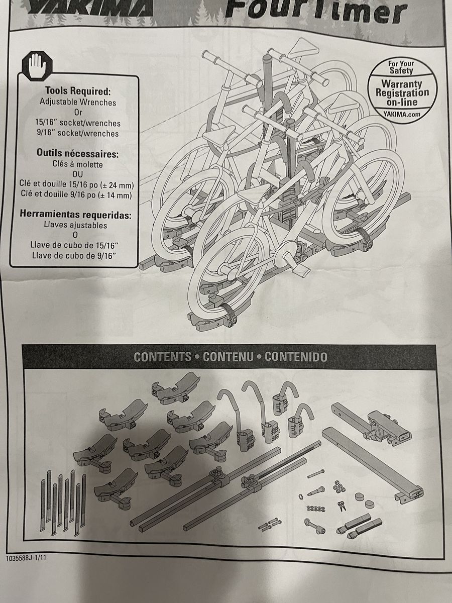 Bike Rack four bikes