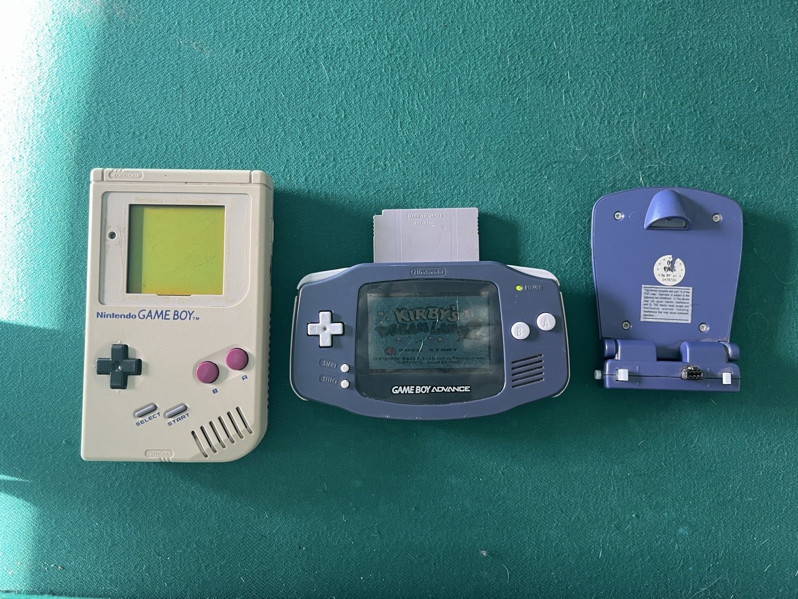 Original gamboy + Gameboy advanced