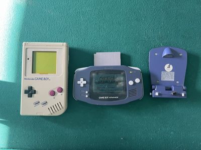 Original gamboy + Gameboy advanced