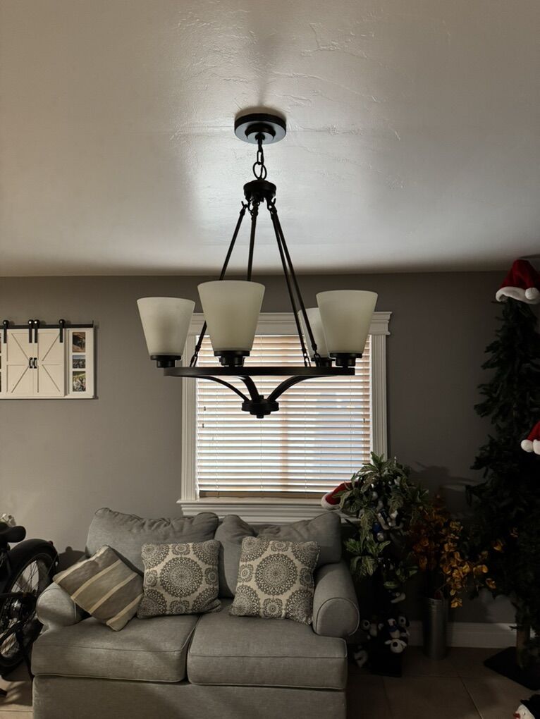 Black Modern Chandelier Light