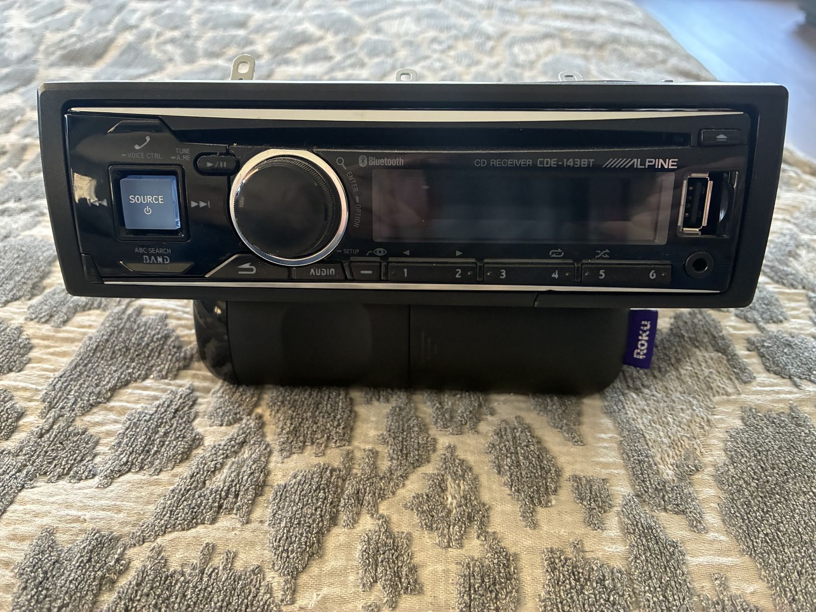 Alpine detachable face scd player