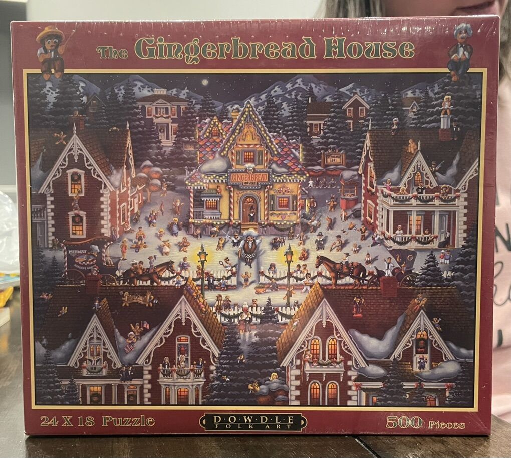 SEALED The Gingerbread House Dowdle 500 Pieces