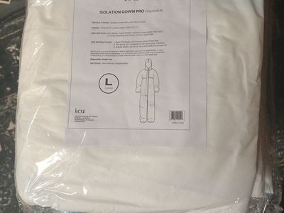 Disposable coveralls hazmat