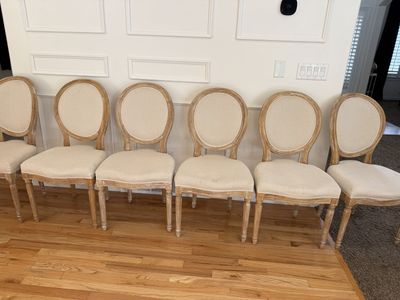 King Louis side chairs set of 6