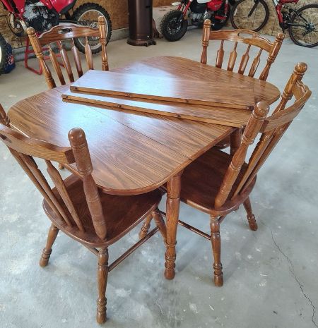 Table and 4 chairs