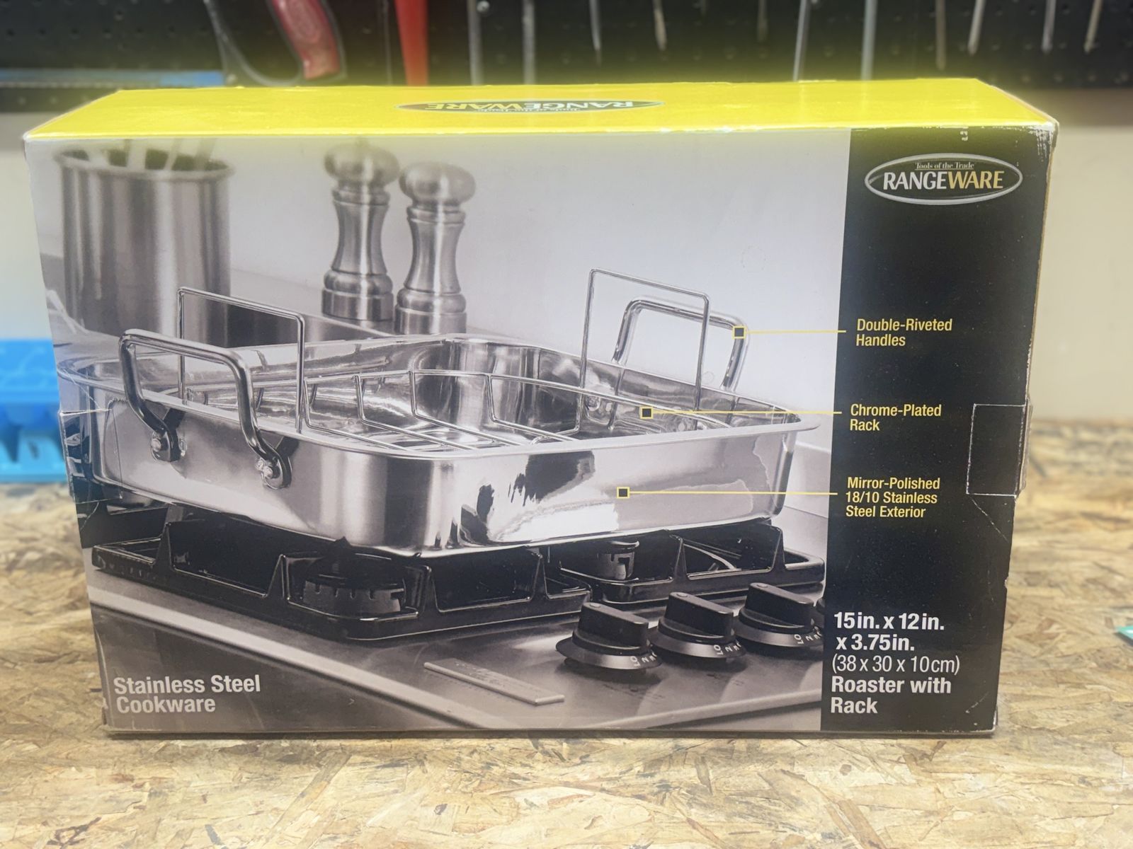 NEW Rangeware Stainless Steel Roaster with Rack — Only $10!