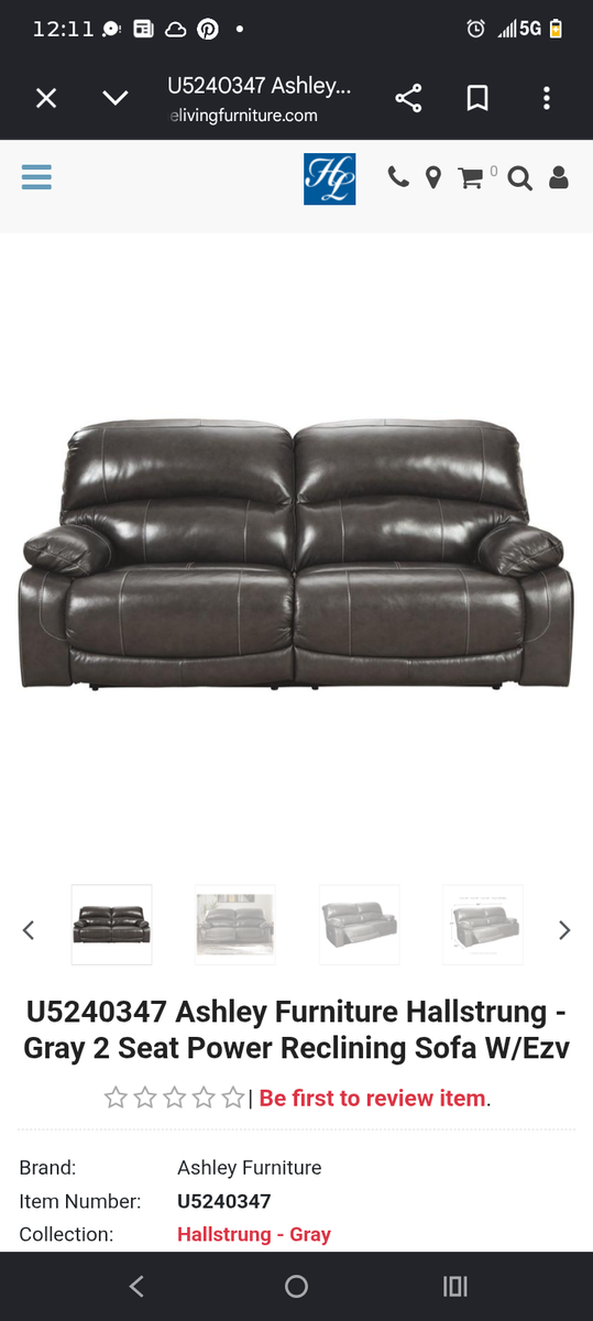 Couch and loveseat