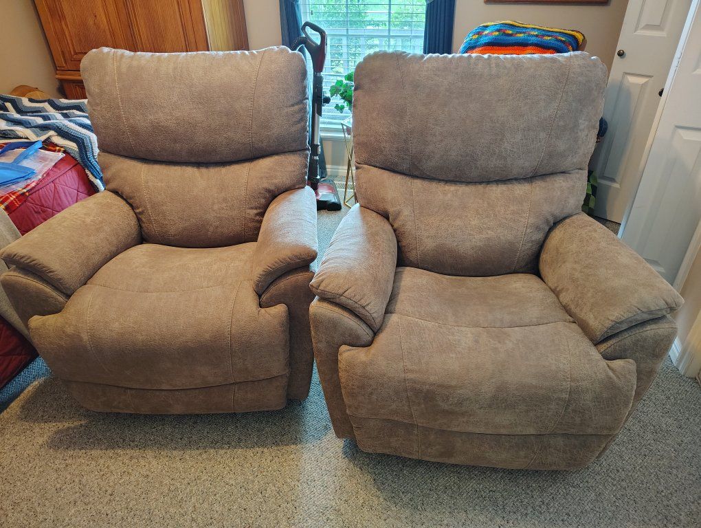 My wife had Back Spine Surgery and is not able to  raise & lower the almost new Lazy Boy Recliners, We purchased power recliners