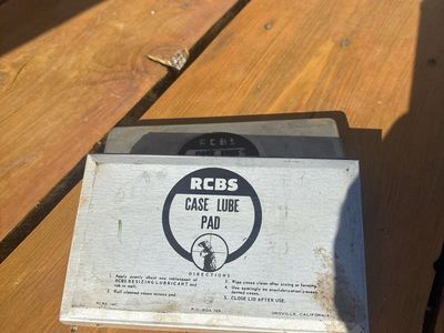 Vintage RCBS Case Lube Pad for Reloading
