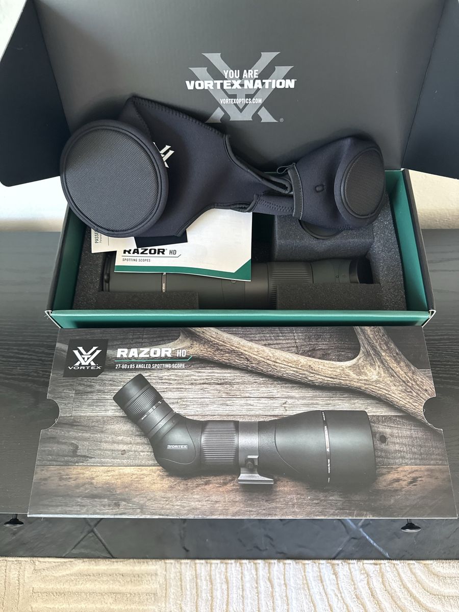 NEW Vortex Razor HD 27-60x85 Angled Spotting Scope
