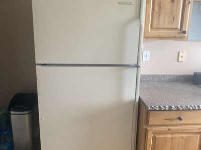 Appliances, refrigerator, stove (electric), and dishwasher