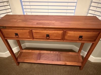 Sofa Table Rustic Wood, Entryway Console, TV Stand
