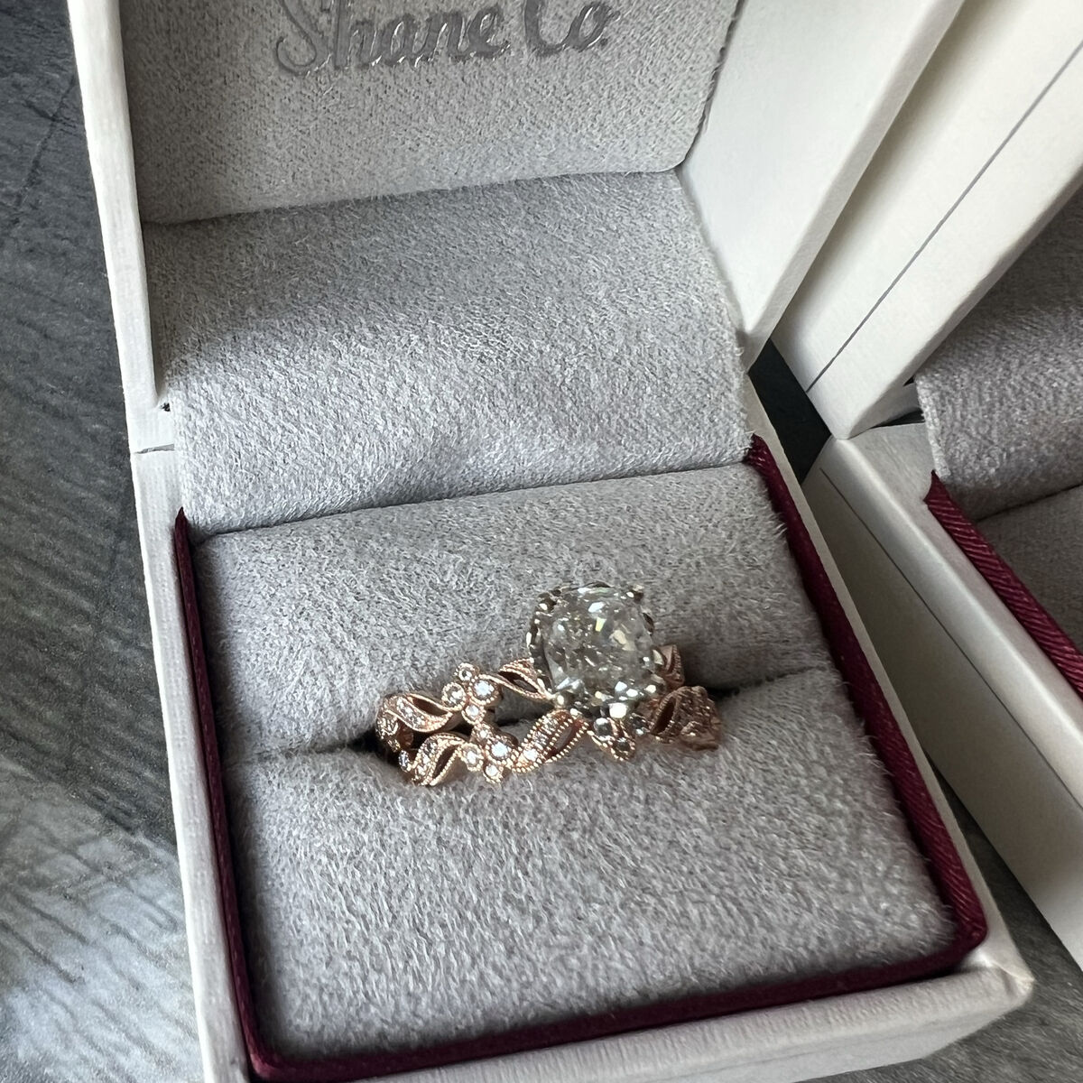 Engagement Set: 1.51 Ct Rose Gold