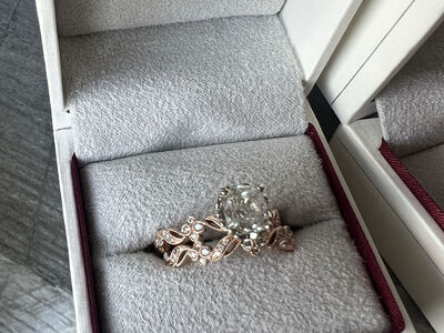 Engagement Set: 1.51 Ct Rose Gold