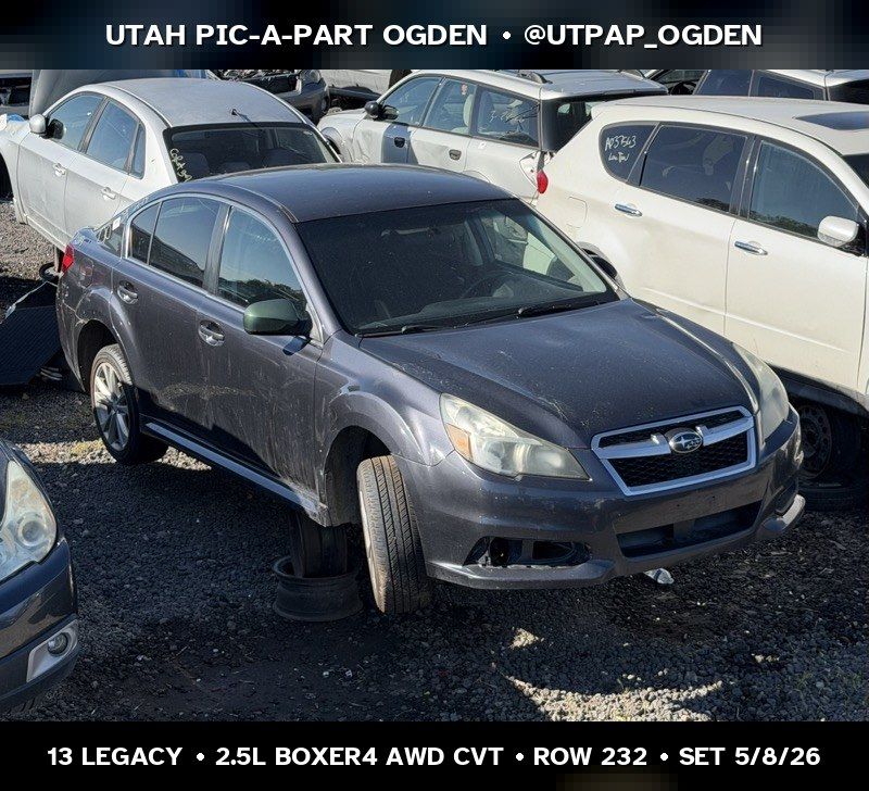 2013 Subaru Legacy Parts - UTPAP Ogden