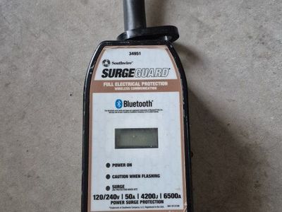 Southwire Surge Guard 34951 120/240V 50A RV Power Surge Protector with Bluetooth
