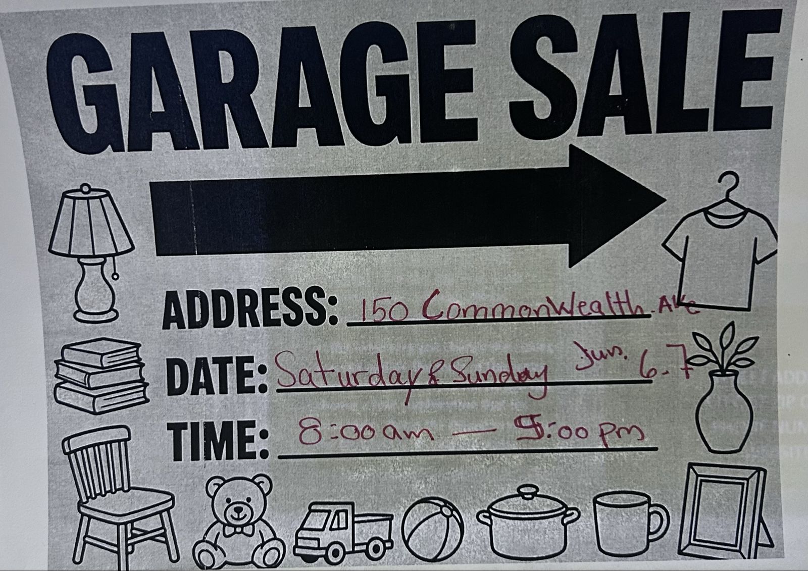 Garage sale