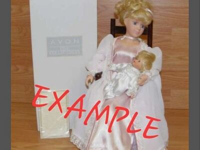 Avon Fine Collectibles Special Memories Mother's Day 2001 Porcelain Doll Bernadette NEW IN BOX