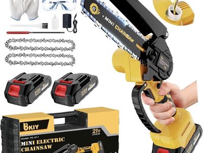 Mini chainsaw cordless 6 inch 21V battery