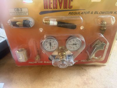REHVAC CB-2 Deluxe Nitrogen-CO2 Regulator & Blowgun Kit