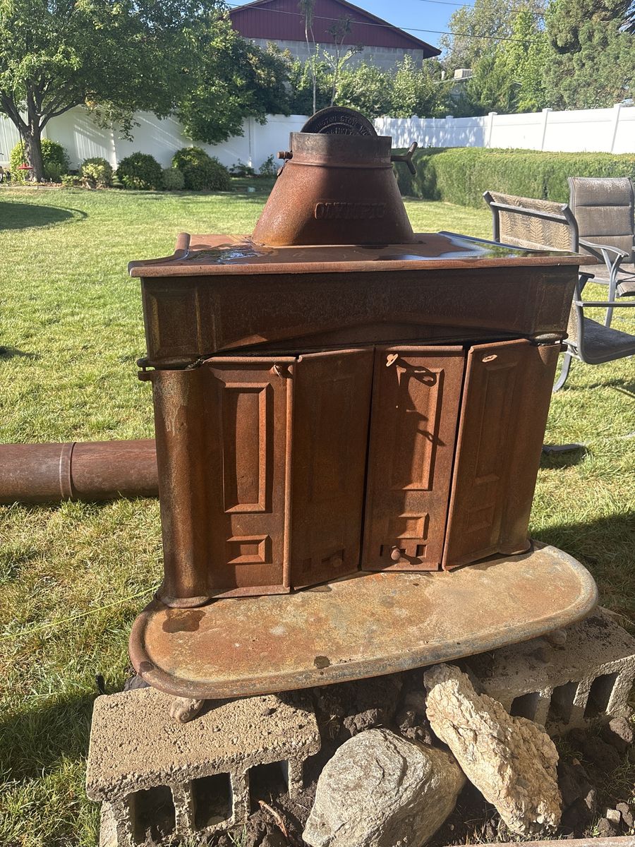 Old wood stove
